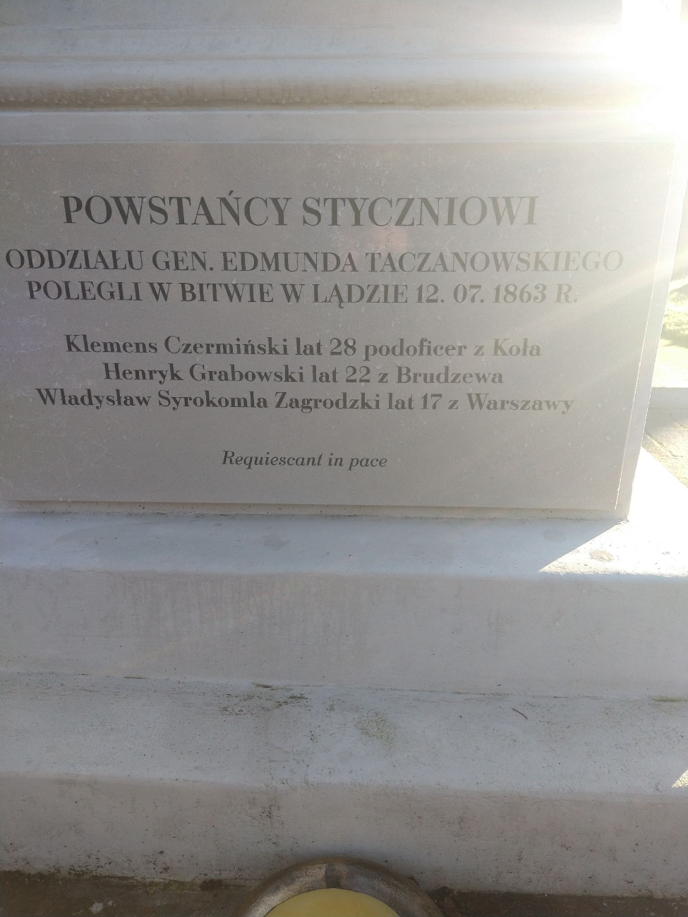 160 rocznica Powstania Styczniowego i oddanie mostu w Lądzie