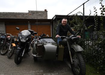 Dzielnicowy z pasją. Jego miłością są stare motocykle