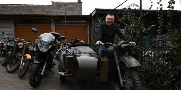 Dzielnicowy z pasją. Jego miłością są stare motocykle