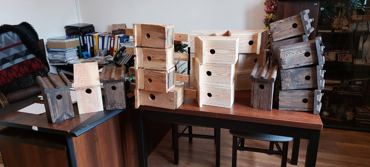 Przekazali budki lęgowe