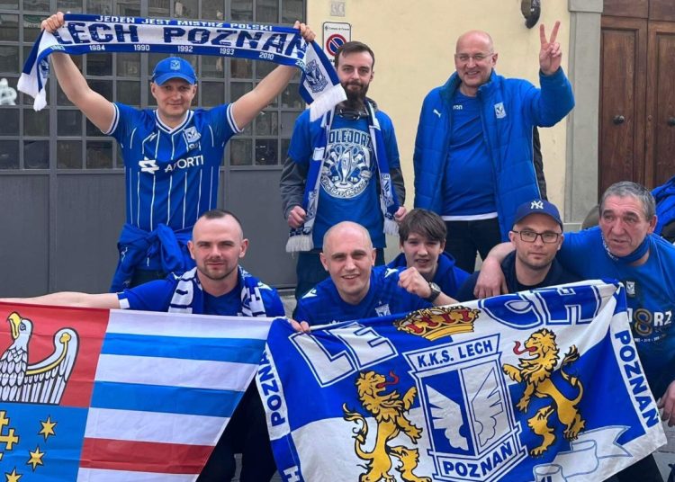 Słupeccy kibice we Florencji