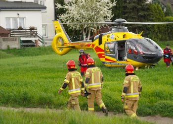 Helikopter LPR lądował w Słupcy. Co się stało?