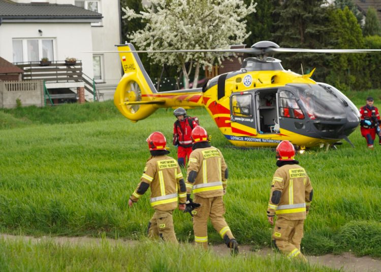 Helikopter LPR lądował w Słupcy. Co się stało?