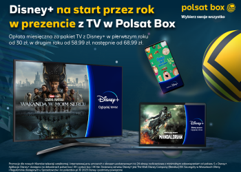 Disney+ na start przez rok w prezencie z telewizją Polsat Box