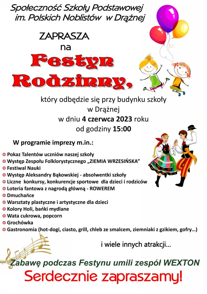 Zapraszają do Drążnej