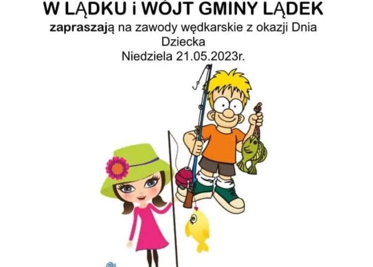 Zawody wędkarskie z okazji Dnia Dziecka