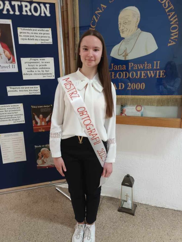 Szkolny Konkurs Ortograficzny w Młodojewie