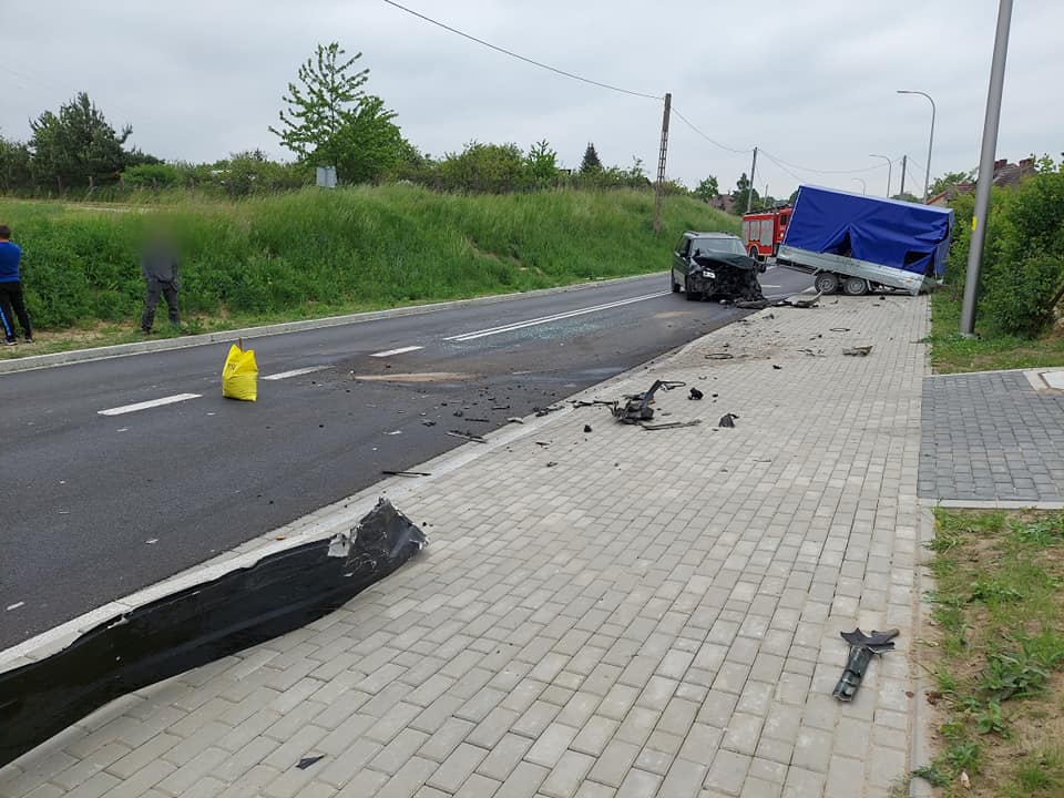 Groźnie w Powidzu. Droga była zamknięta