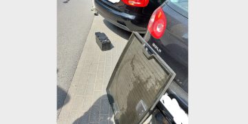 Samochód zapalił się na Warszawskiej