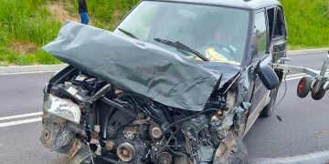 Groźnie w Powidzu. Droga była zamknięta