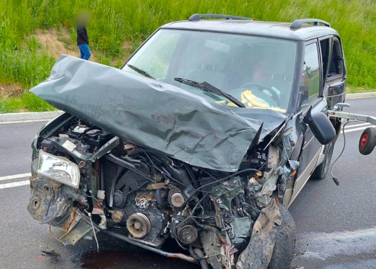 Groźnie w Powidzu. Droga była zamknięta