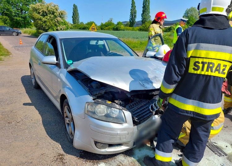 Wypadek w Słupcy. Jedna osoba w szpitalu