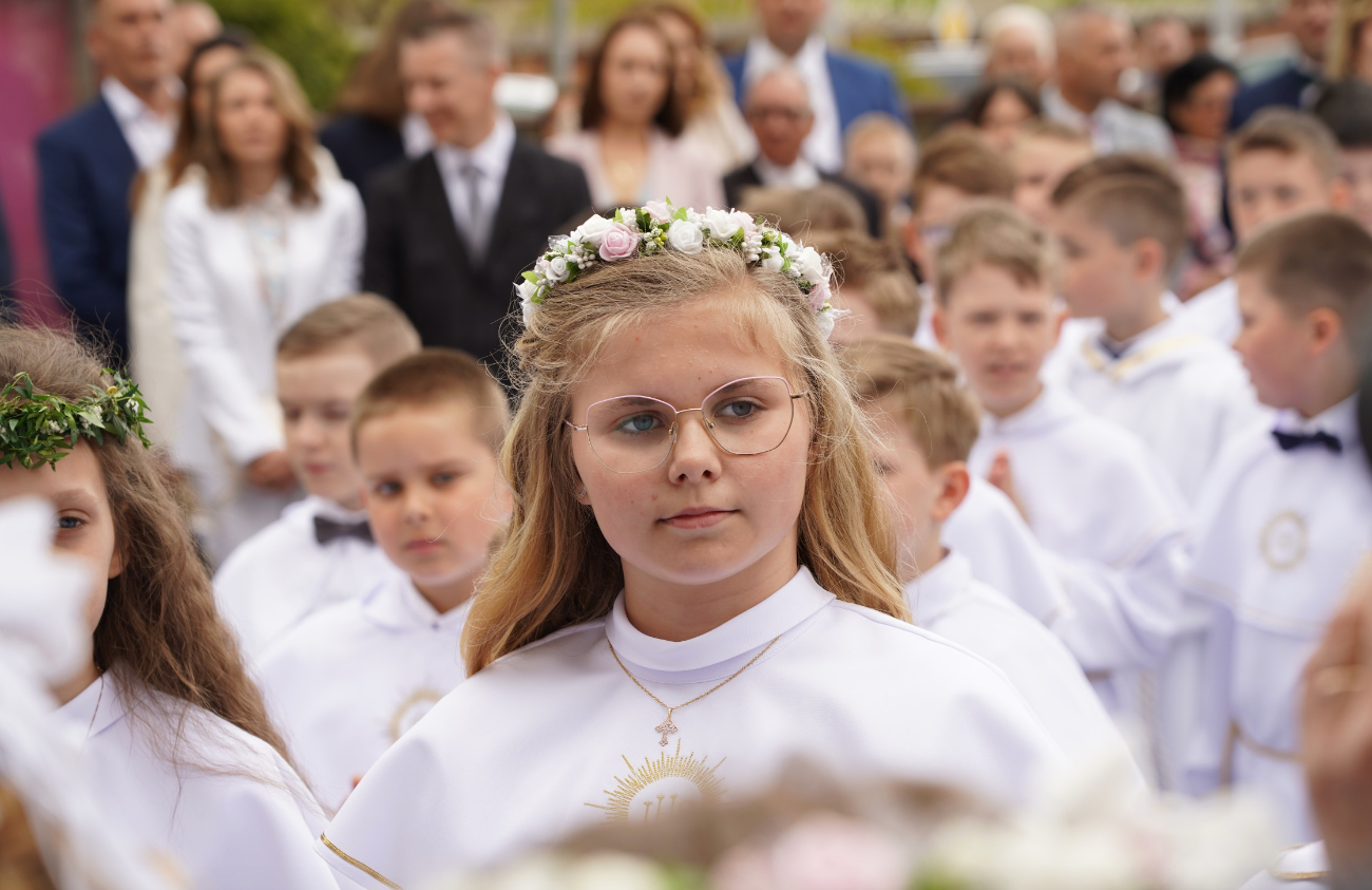 Komunia w Strzałkowie ZDJĘCIA