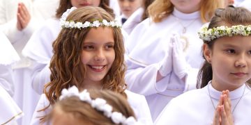 Komunia w Strzałkowie ZDJĘCIA