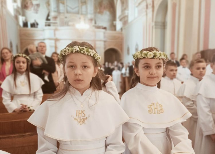 I Komunia Św. w Zagórowie cz.1