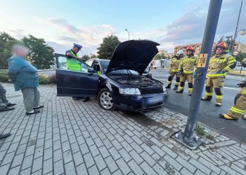 Wjechała w słup na Kopernika. Znamy przyczynę wypadku