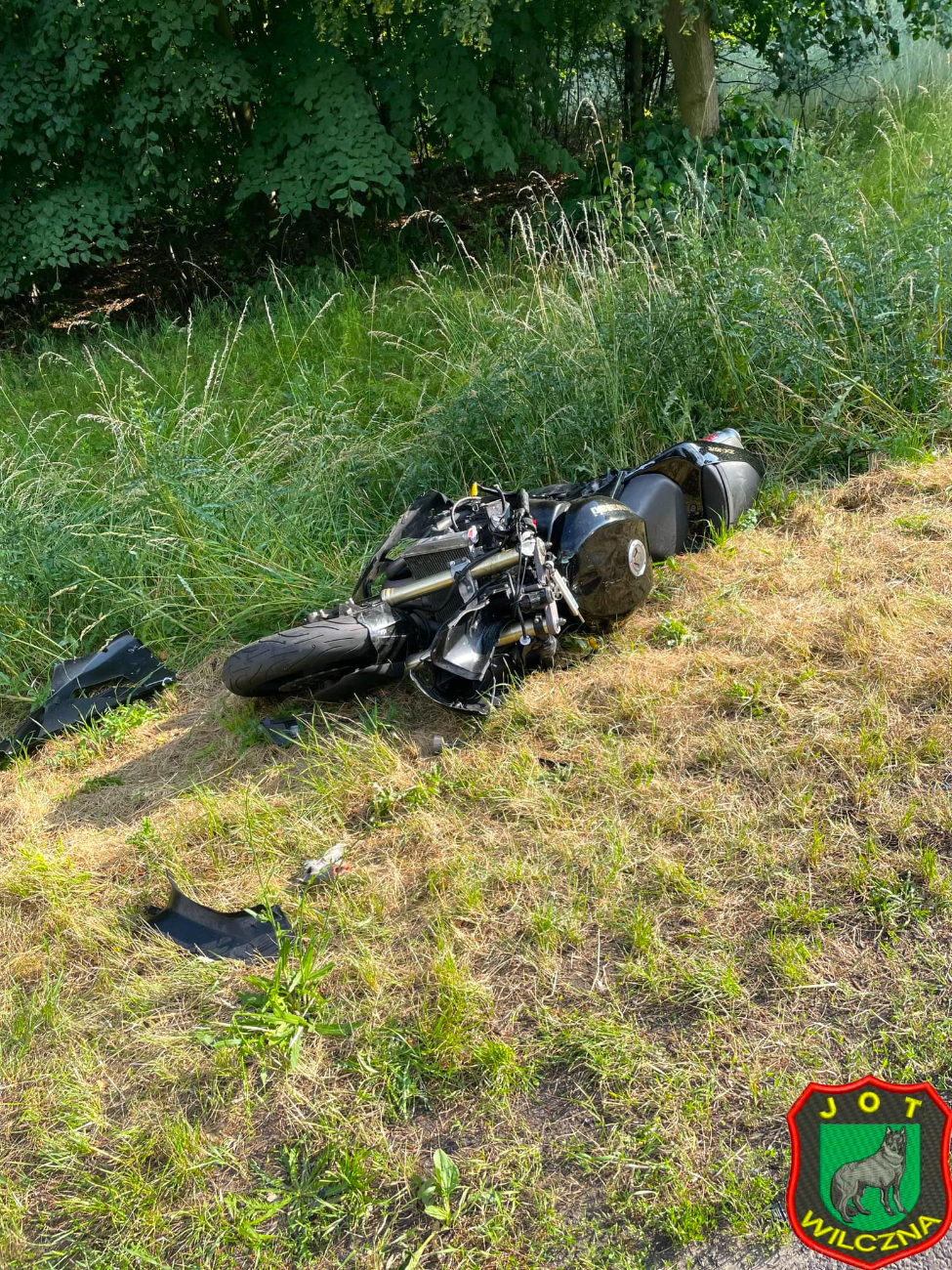 Wypadek na K92. Dwie osoby w szpitalu ZDJĘCIA