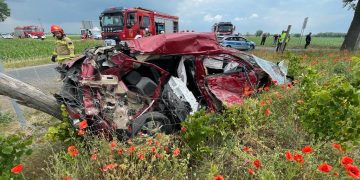 Nie ustąpił pierwszeństwa. Wypadek w Podkornatach