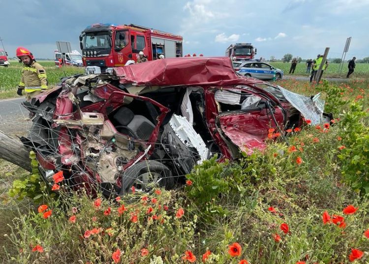 Nie ustąpił pierwszeństwa. Wypadek w Podkornatach