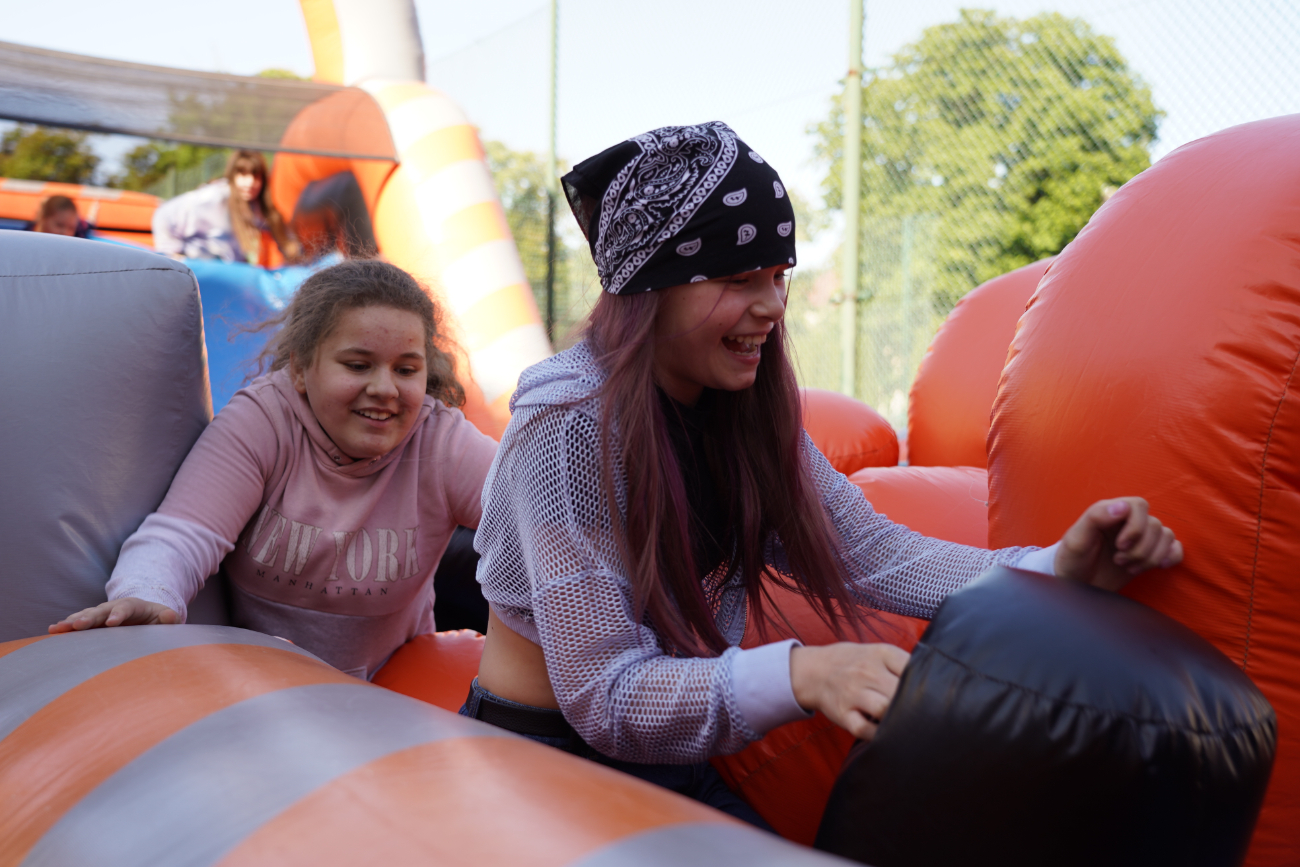Świetna zabawa i rower w nagrodę. Dzień Dziecka w Jedynce ZDJĘCIA