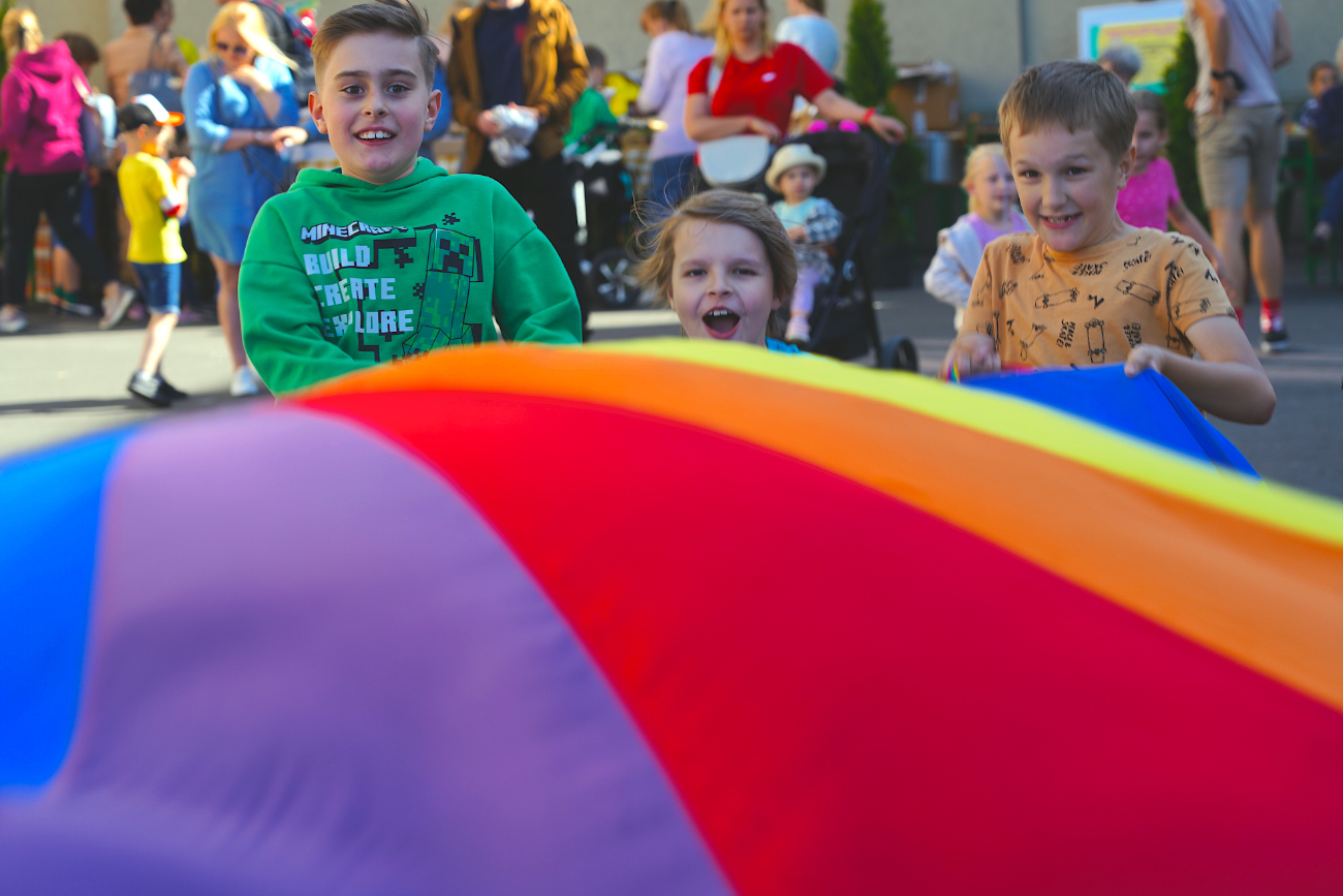 Świetna zabawa i rower w nagrodę. Dzień Dziecka w Jedynce ZDJĘCIA