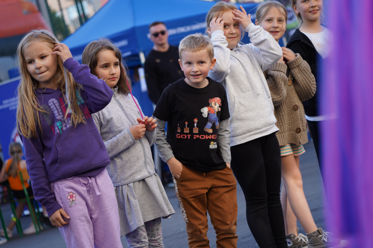 Świetna zabawa i rower w nagrodę. Dzień Dziecka w Jedynce ZDJĘCIA
