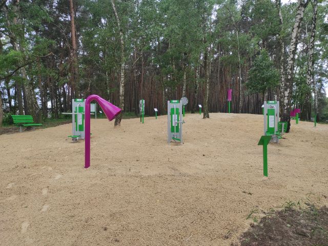 Mieszkańcy mogą korzystać z siłowni