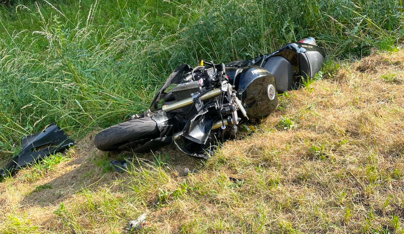 Wypadek na K92. Dwie osoby w szpitalu ZDJĘCIA