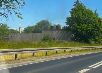 Pali się przy K92. Uważajcie!