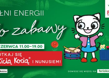 Pełni energii do zabawy – spotkaj Kicię Kocię w Ferio Konin!