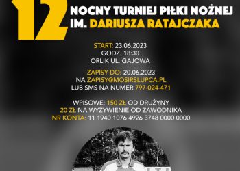Trwają zapisy na 12 Nocny Turniej Piłki Nożnej