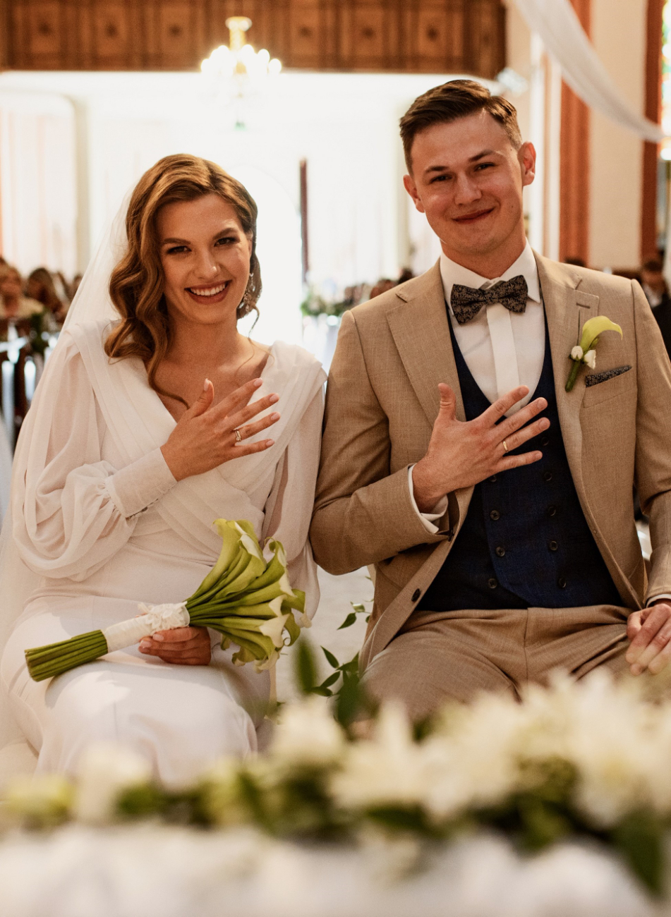 Aleksandra i Bartosz. Gratulujemy!