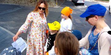 Spacer z przewodnikiem. Zwiedzali starą część miasta