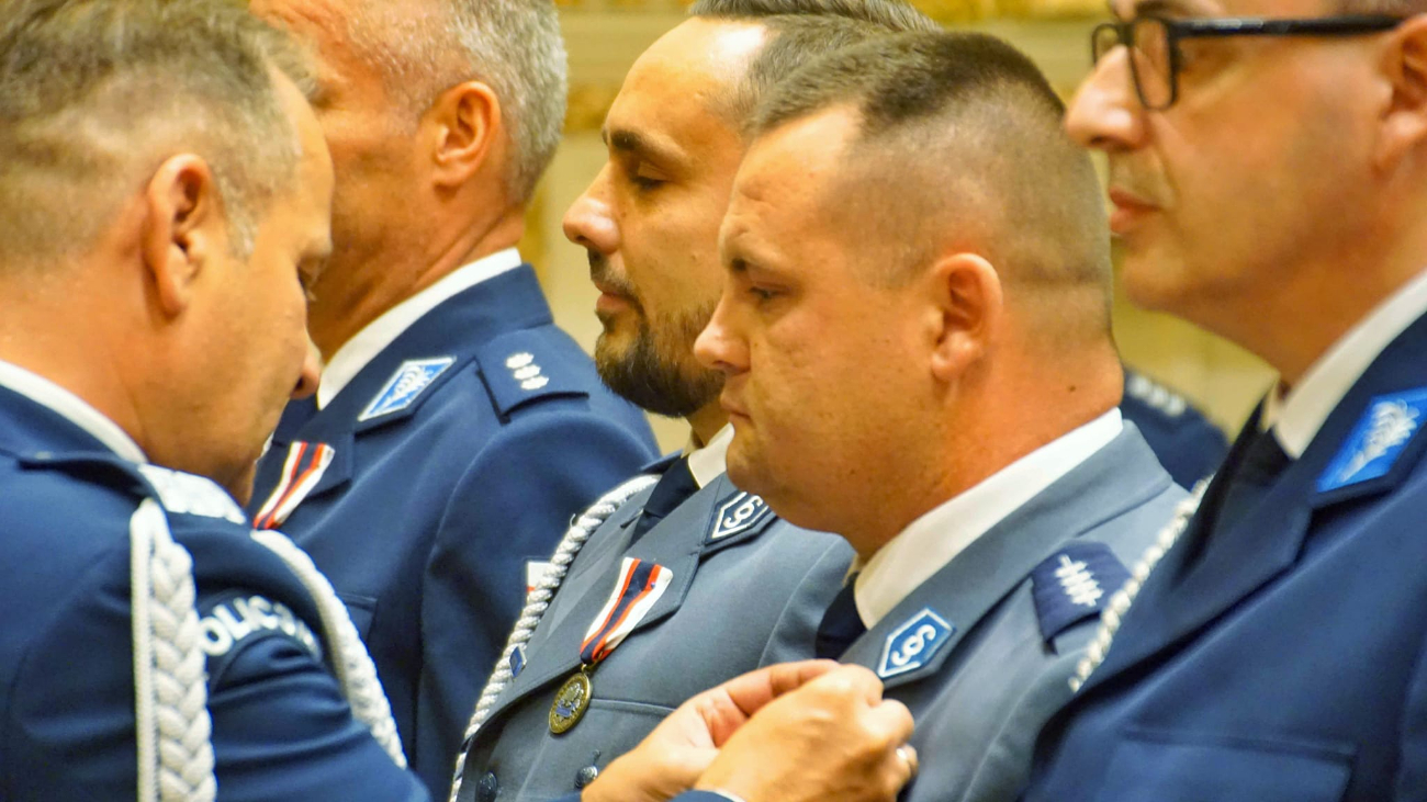 Wojewódzkie Święto Policji. Starosta i kierownik wyróżnieni