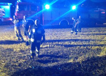 W nocy w Wierzbnie spłonęło pole pszenicy