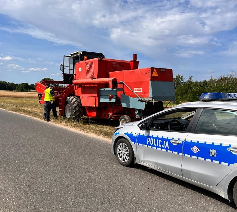 Policjanci sprawdzają rolników. Szczególnie teraz