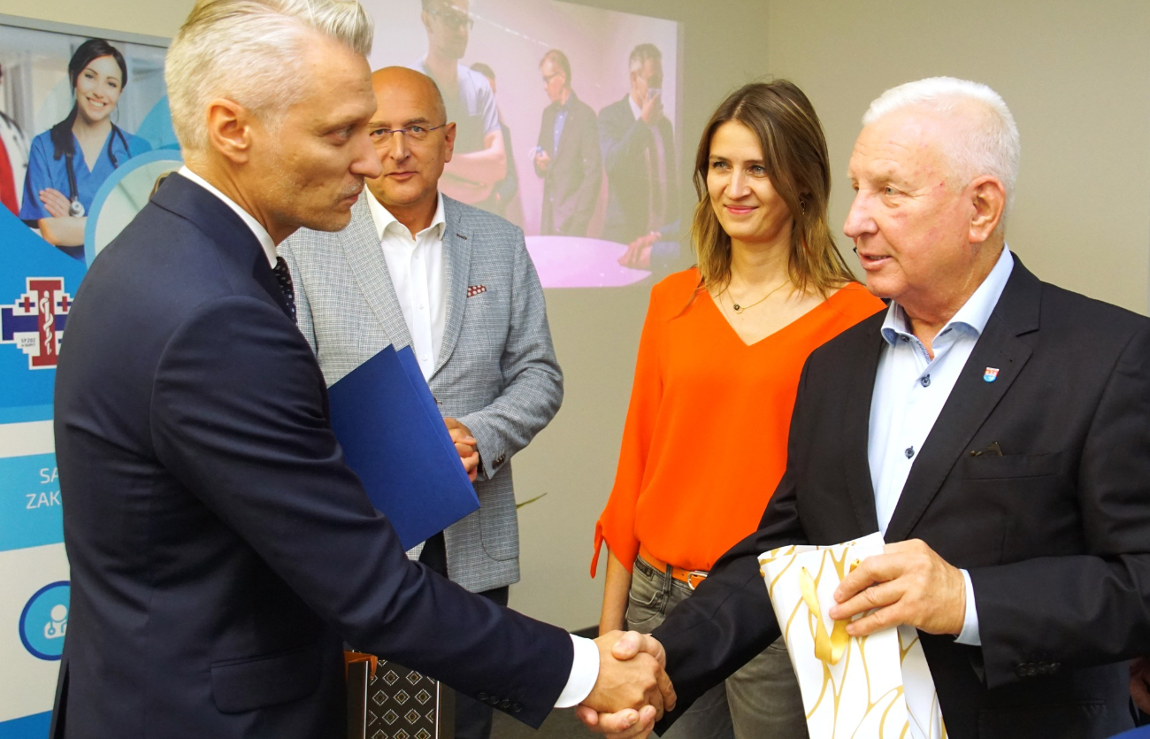 Pożegnali dyrektora szpitala ZDJĘCIA