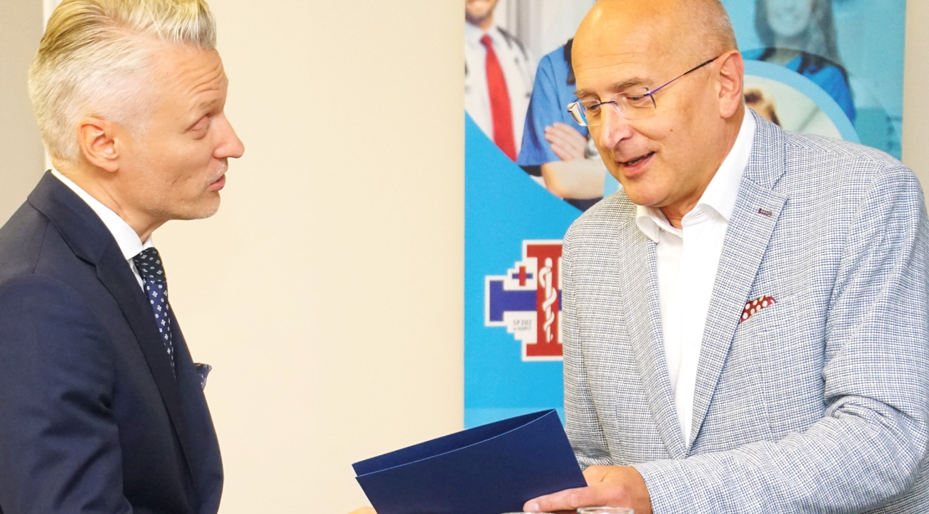 Pożegnali dyrektora szpitala ZDJĘCIA