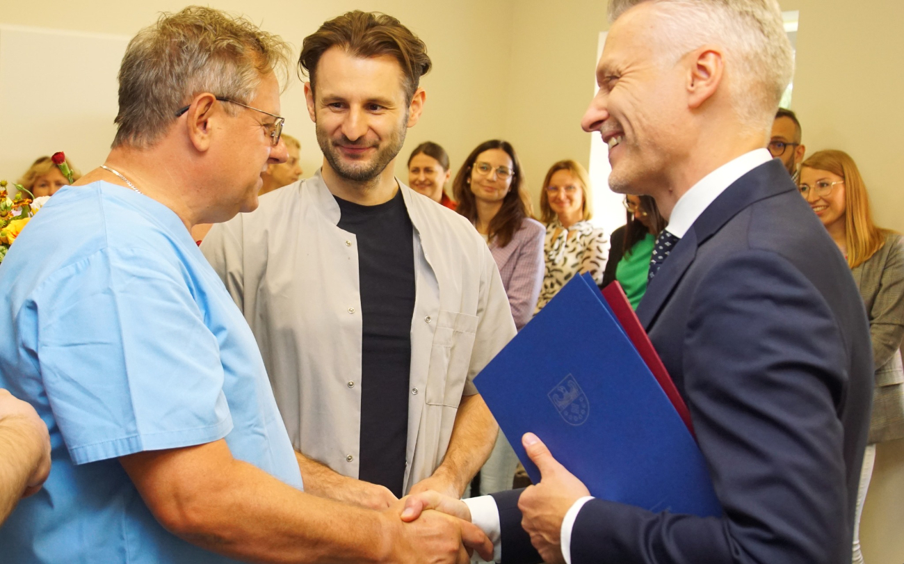 Pożegnali dyrektora szpitala ZDJĘCIA