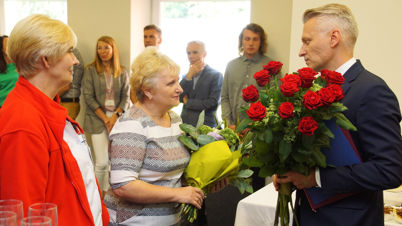 Pożegnali dyrektora szpitala ZDJĘCIA