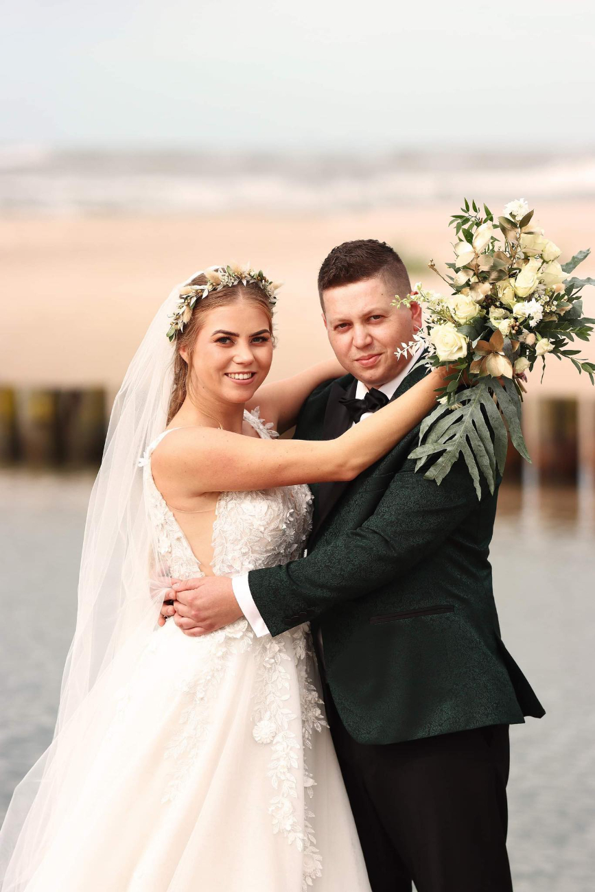 Klaudia i Krzysztof. Gratulujemy!