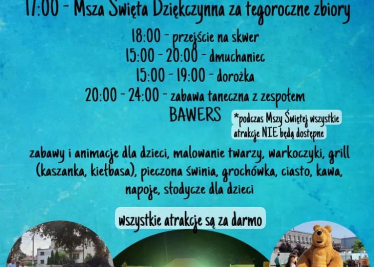 Dożynki parafialne w Ciążeniu