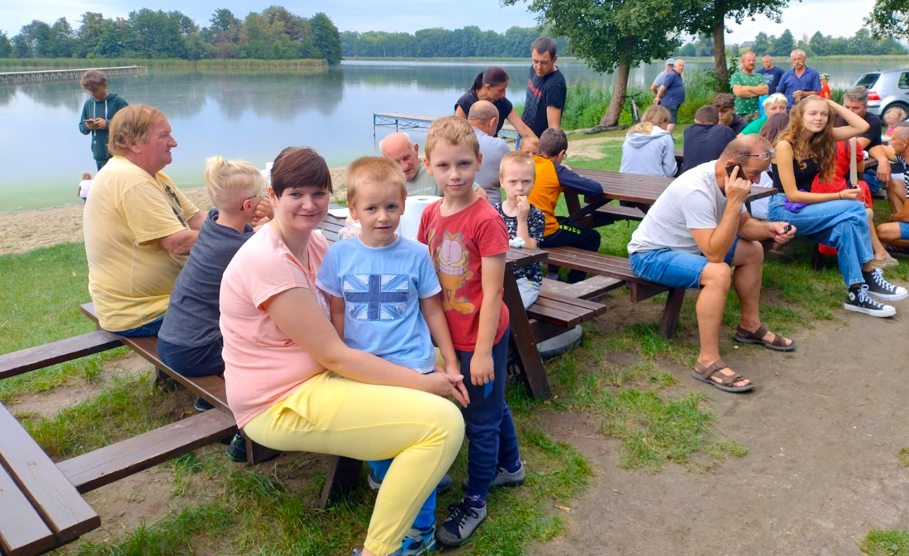 Zakończenie wakacji nad jeziorem