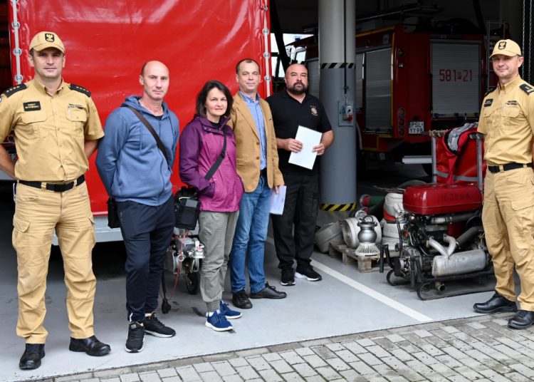Przekazali swój sprzęt strażakom z Ukrainy
