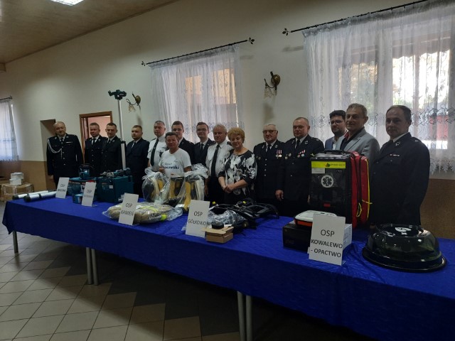Sprzęt dla druhów OSP z gminy Słupca