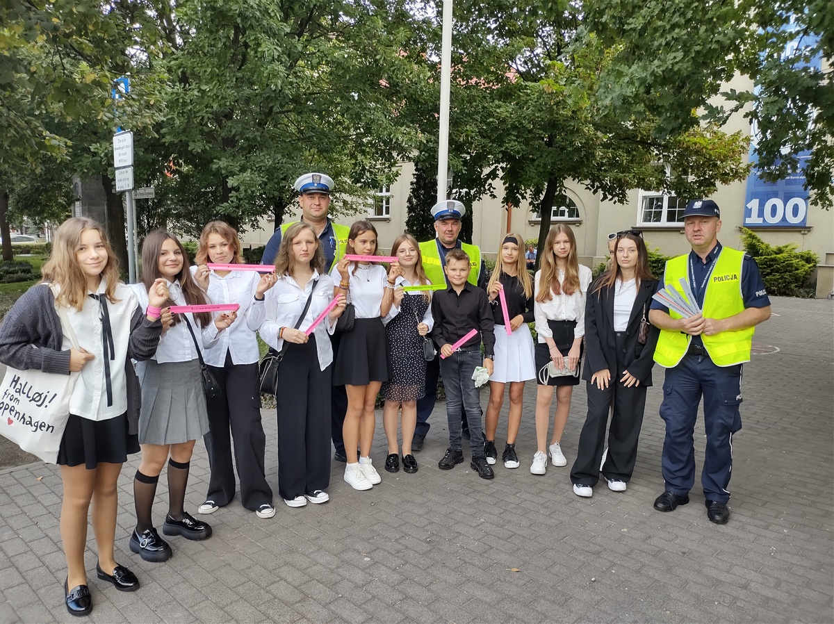 Policjanci przy szkołach. Zwracali uwagę na…