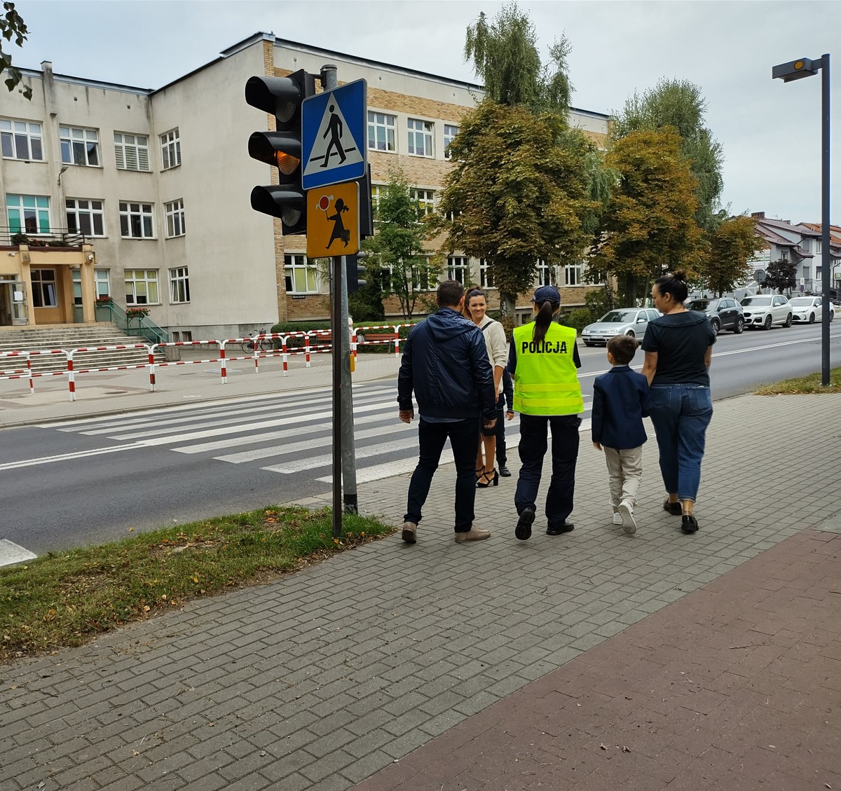 Policjanci przy szkołach. Zwracali uwagę na…