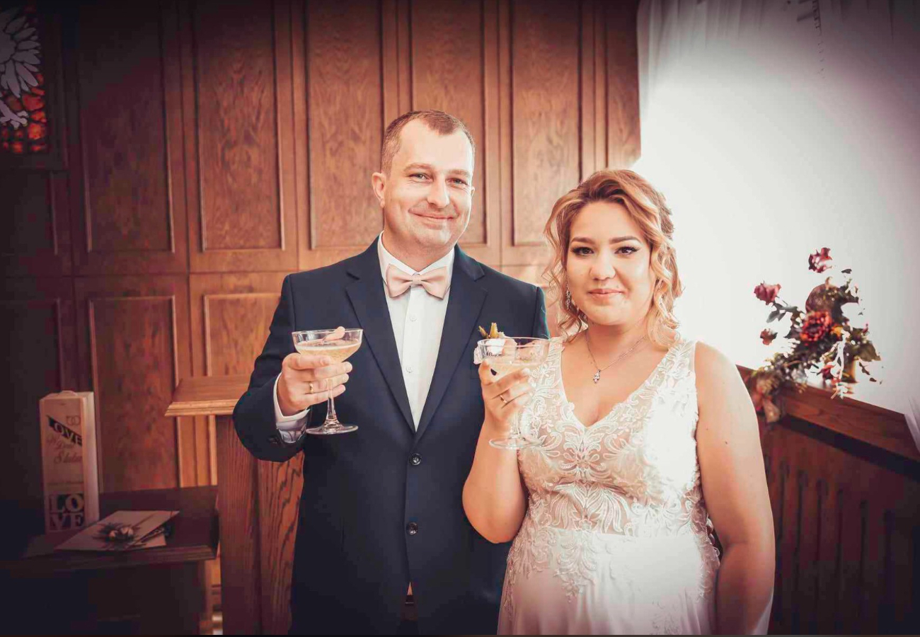 Magdalena i Adam. Gratulujemy!