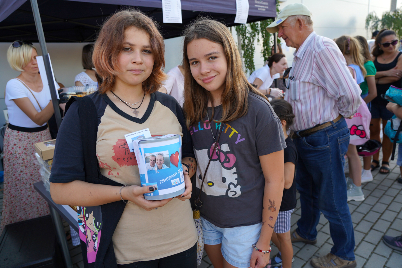 Jedynka dla Arka. Zbierali pieniądze na leczenie