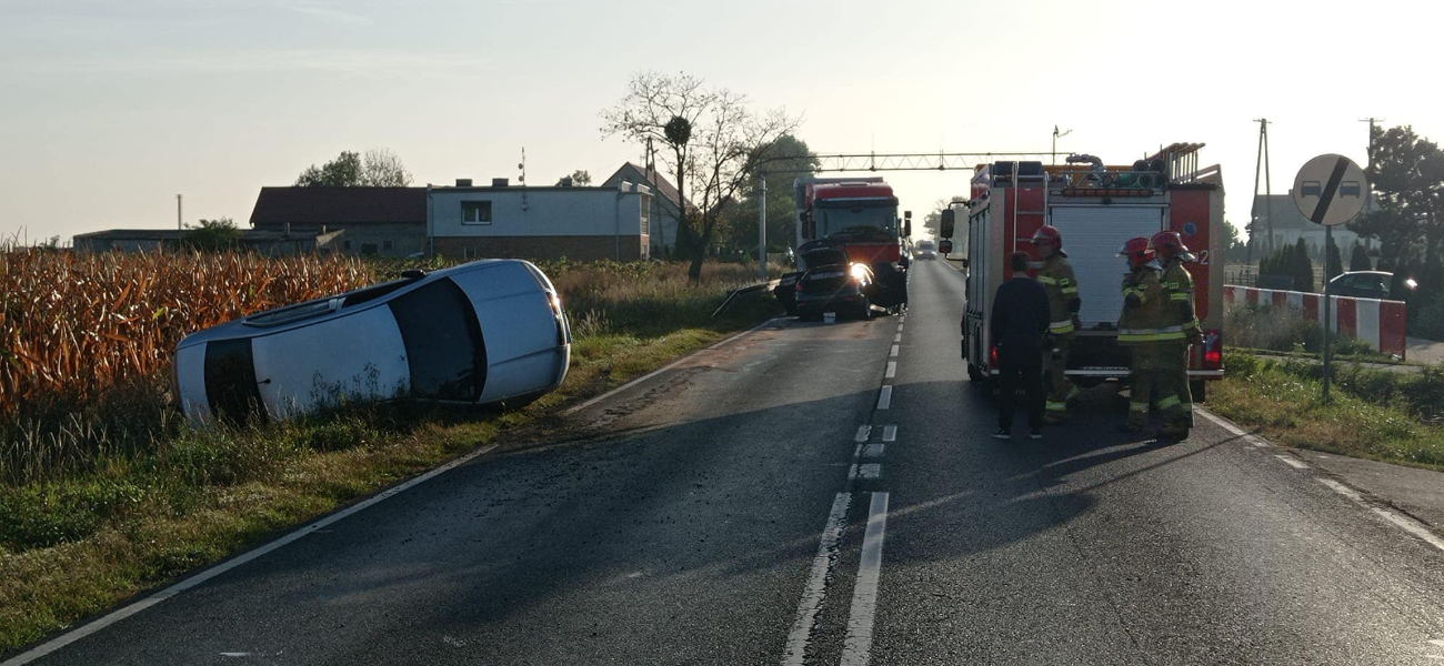 Groźnie na K92. Droga była zablokowana